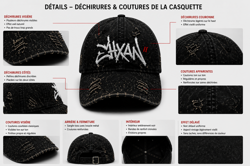 Casquette SHXAN - Streetwear Edition limitée